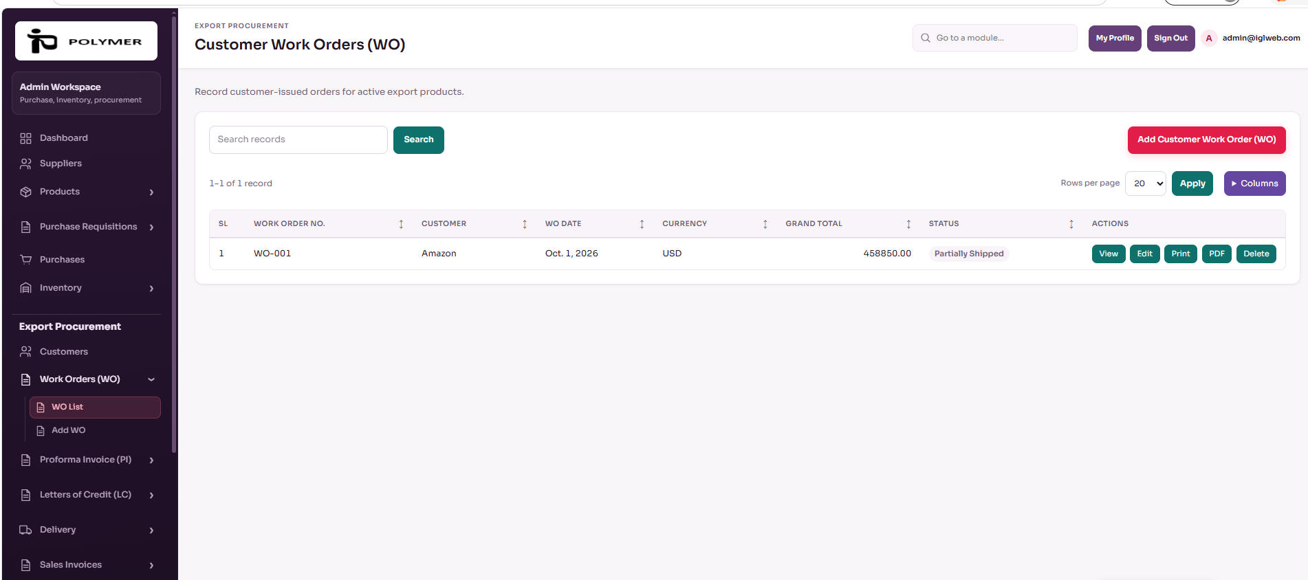 Software Page